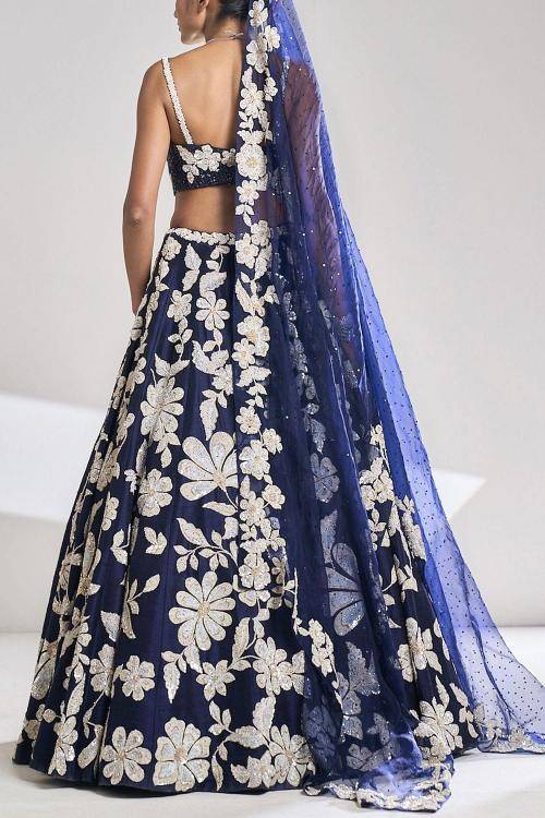 Premium Kasturi Silk Georgette HC 1017  Indian lehenga choli supplier